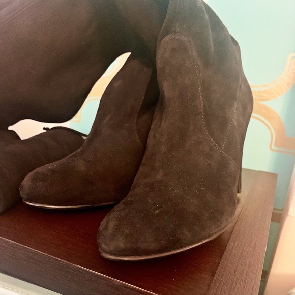 🔥sold🔥Stuart Weizman Highland thigh high boots - Picture 4 of 8